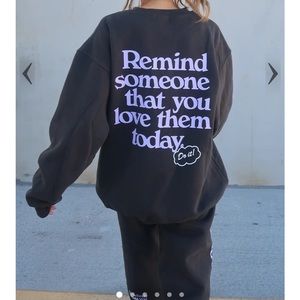 Brand new Mayfair group, Somebody loves you matching set, crewneck & sweatpants